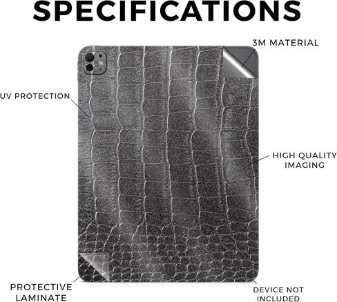 Carbon Fiber Skin Compatible with Apple iPad Pro 11 (M4) 2024 - Bananas - Premium 3M Vinyl Protective Wrap Decal Cover - Easy to Apply | Crafted in The USA by MightySkins in Saudi Arabia
