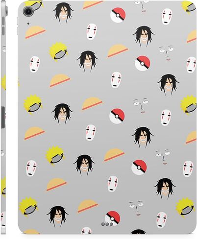Carbon Fiber Tablet Skin Compatible with Apple iPad Air 13 (M2) 2024 - Anime Fan - Premium 3M Vinyl Protective Wrap Decal Cover - Easy to Apply | Crafted in The USA by MightySkins in Saudi Arabia