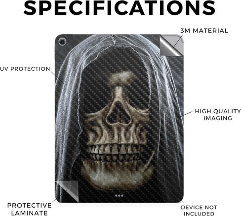 Carbon Fiber Tablet Skin Compatible with Apple iPad Air 13 (M2) 2024 - Anime Fan - Premium 3M Vinyl Protective Wrap Decal Cover - Easy to Apply | Crafted in The USA by MightySkins in Saudi Arabia