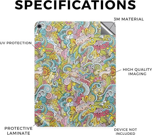 Carbon Fiber Tablet Skin Compatible with Apple iPad Air 13 (M2) 2024 - Anime Fan - Premium 3M Vinyl Protective Wrap Decal Cover - Easy to Apply | Crafted in The USA by MightySkins in Saudi Arabia