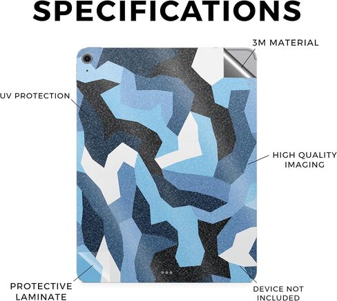 Carbon Fiber Tablet Skin Compatible with Apple iPad Air 13 (M2) 2024 - Anime Fan - Premium 3M Vinyl Protective Wrap Decal Cover - Easy to Apply | Crafted in The USA by MightySkins in Saudi Arabia