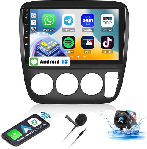 UNITOPSCI 2G+64G for Honda CRV 1997-2001 Radio Android Car Stereo Wireless Apple CarPlay Android Auto GPS Navigation 9 Inch Touch Screen FM/RDS Radio USB SWC HiFi WiFi + Backup Camera in Saudi Arabia