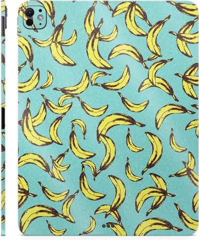 Carbon Fiber Skin Compatible with Apple iPad Pro 11 (M4) 2024 - Bananas - Premium 3M Vinyl Protective Wrap Decal Cover - Easy to Apply | Crafted in The USA by MightySkins in Saudi Arabia