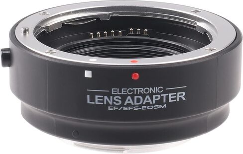 Fotga محول تركيب عدسة التركيز التلقائي الإلكتروني لعدسة Canon EOS EF EF-S إلى كاميرا EF-M Mout EOS M M2 M3 M5 M6 M10 M50 II M100 M200 in Kuwait