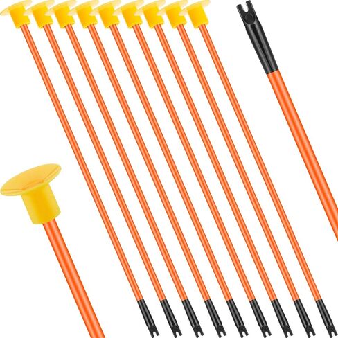Skylety 10 Pieces Replacement Suction Cup Toy Replacement Rubber Tip for Toy (Orange) in Saudi Arabia