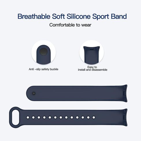 AWINNER Bands Compatible With Xiaomi Mi Band 8 Smartwatch Wristbands Replacement Band Accessaries Straps Bracelets for Mi 8 in Kuwait
