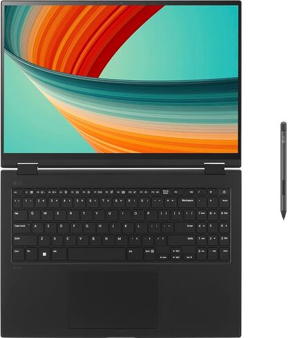 LG gram 2-in-1 Laptop 16.0" Touchscreen IPS WQXGA (12-Core Intel i7-1360P, 32GB LPDDR5, 2x2TB SSD (4TB), Active Pen, Backlit KYB, 2 Thunderbolt 4, WiFi 6E, Win 11 Home) w/DKZ Hub USB Port Expander in Saudi Arabia