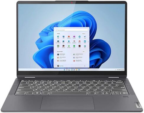 Lenovo IdeaPad Flex 5 14 2-in-1 Laptop, Intel 6-Core i3-1215U, 14" WUXGA IPS Touchscreen, 8GB LPDDR3 1TB SSD, Backlit Keyboard, Fingerprint, Thunderbolt 4, WiFi, Win10 Home in Saudi Arabia