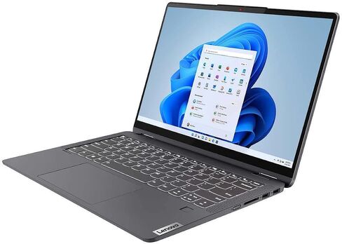 Lenovo IdeaPad Flex 5 14 2-in-1 Laptop, Intel 6-Core i3-1215U, 14" WUXGA IPS Touchscreen, 8GB LPDDR3 1TB SSD, Backlit Keyboard, Fingerprint, Thunderbolt 4, WiFi, Win10 Home in Saudi Arabia