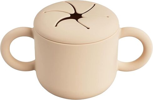 أكواب الوجبات الخفيفة من DF DUALFERV للأطفال الصغار، حاويات الوجبات الخفيفة للأطفال، حاويات الوجبات الخفيفة للأطفال الصغار، التقاط الوجبات الخفيفة، أكواب الوجبات الخفيفة للأطفال (بيج) in Kuwait