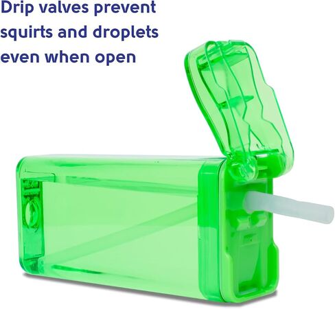 Drink in the Box Eco-Friendly Reusable Drink and Juice Box Container, 8 ounce (Blue) in Saudi Arabia