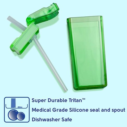 Drink in the Box Eco-Friendly Reusable Drink and Juice Box Container, 8 ounce (Blue) in Saudi Arabia