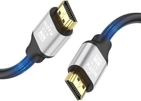 كابل Hdmi 4K بطول 75 قدمًا، كابل Hdmi 2.0 عالي السرعة 4K@60 هرتز 2K@120 هرتز، موصل مطلي بالذهب 3D ARC HDCP 2.2 &2.3 لتشغيل HDTV/Blu Ray/أجهزة العرض/أجهزة الكمبيوتر المحمولة/PS4/PS5 (أحمر) in Kuwait