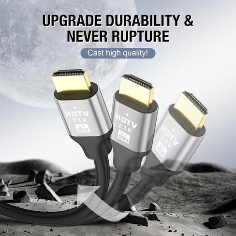 كابل Hdmi 4K بطول 75 قدمًا، كابل Hdmi 2.0 عالي السرعة 4K@60 هرتز 2K@120 هرتز، موصل مطلي بالذهب 3D ARC HDCP 2.2 &2.3 لتشغيل HDTV/Blu Ray/أجهزة العرض/أجهزة الكمبيوتر المحمولة/PS4/PS5 (أحمر) in Kuwait