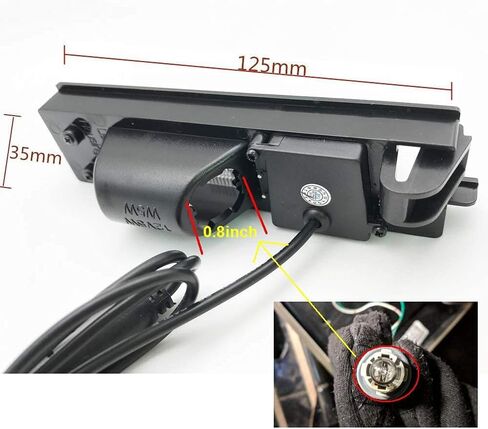 CCD اللون سيارة الرؤية الخلفية عكس كاميرا لموقف السيارات متوافق مع تويوتا RAV4 RAV-4 الإصدار-B ثقب أفقي in Saudi Arabia
