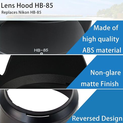 يحل غطاء العدسة HB-85 لعدسة NIKKOR Z مقاس 24-70 مم f/4 S محل غطاء العدسة HB-85 in Kuwait