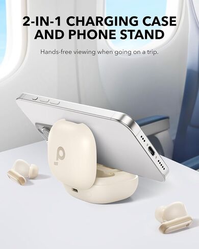 Soundcore P40i by Anker, Noise Cancelling Wireless Earbuds,Adaptive Noise Cancelling to Environments, Heavy Bass,60H Playtime, 2-in-1 Case and Phone Stand,IPX5,Wireless Charging,Bluetooth 5.3(Renewed) in Saudi Arabia
