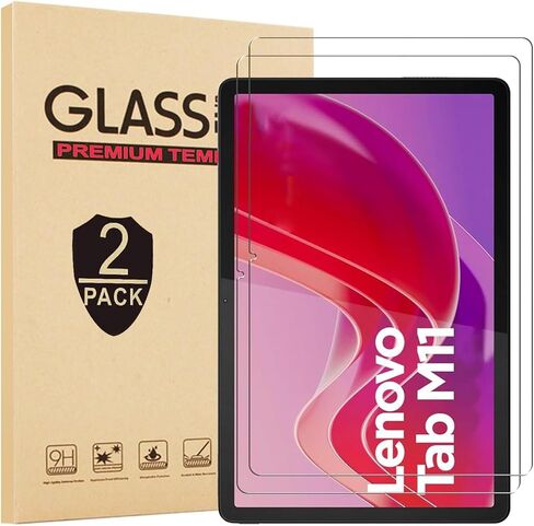 [عبوة من قطعتين] واقي شاشة Gjinniuk لجهاز Lenovo Tab M11 2024 موديل TB-330FU/TB-330XU/TB-331FC، واقي غشاء من الزجاج المقوى لجهاز Lenovo Tablet M11 بوصة إصدار 2024 مضاد للخدش صلابة 9H خالية من الفقاعات in Kuwait