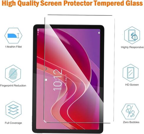 [عبوة من قطعتين] واقي شاشة Gjinniuk لجهاز Lenovo Tab M11 2024 موديل TB-330FU/TB-330XU/TB-331FC، واقي غشاء من الزجاج المقوى لجهاز Lenovo Tablet M11 بوصة إصدار 2024 مضاد للخدش صلابة 9H خالية من الفقاعات in Kuwait