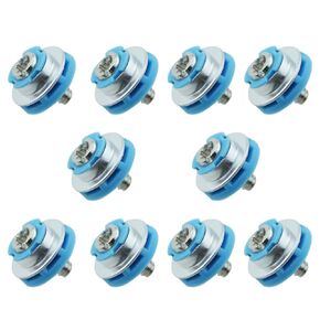 10PCS 12x11mm Screw Isolation Grommet Silent Mount Blue SSD Shock Absorption Screws Suitable for Desktop PCs