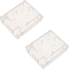 2PCS Protective Case Clear Acrylic Housing Case Transparent Computer Box with Pin Leakage Compatible with UNO R3 R4 Board