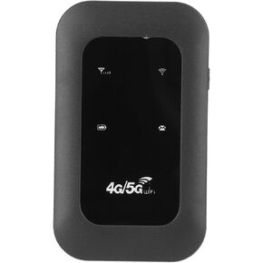 Mobile Hotspot, 4G LTE Portable Modem, 150Mbps High Speed Pocket Router SIM Card Slot, Sharing Up to 10 Users for Office Travel