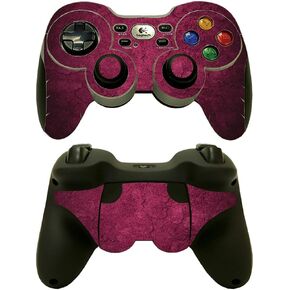 MightySkins Skin Compatible With Logitech Wireless Gamepad F710 - Charcoal Lattice | Protective, Durable, and Unique Vinyl Decal wrap cover | Easy To Apply, Remove, and Change Styles | Made in the USA