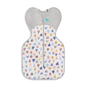 Love to Dream Swaddle UP Warm 2.5 TOG, Dramatically Better Sleep, Allow Baby to Sleep in Preferred Arms Up Position for Self-Soothing, Snug Fit Calms Startle Reflex, Medium 13-19lbs, Olive Dreamer