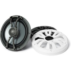 by ECOXGEAR 6.5-inch Passive Coaxial 2-Way Speakers 400 Watts Marine-Grade LEDCast Powersports Waterproof with Multi-Color LED Lighting (Set of 2)