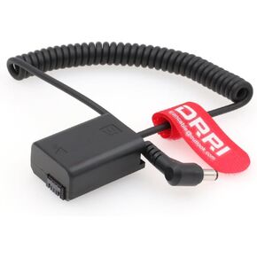 DRRI NP-FW50 Dummy Battery DC Coupler for Sony A7S2 A7S A7 II R, RII A7M2 A6000 A6300 A5000 A6500 A7000 Cameras