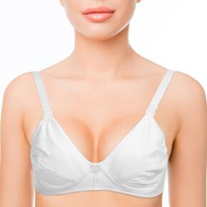 Tnfeeon Pregnant Women Nursing Bras Cotton Maternity Bra Front Open Breastfeeding Bra for Breastfeeding