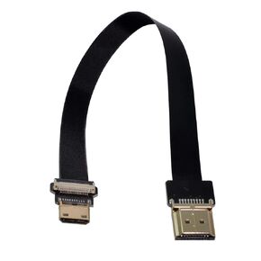 xiwai CYFPV Mini HDMI Male to HDMI Male FPC Flat Cable 1080P for FPV HDTV Multicopter Aerial Photography (0.1M)