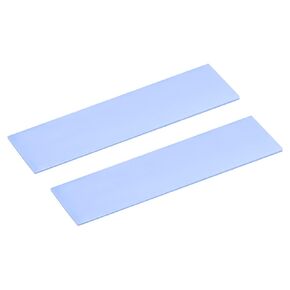 MECCANIXITY 2 Pack M.2 Thermal Pad 100x22x1mm for Pc M.2 22110 Nvme SSD Heatsink Cooler Blue