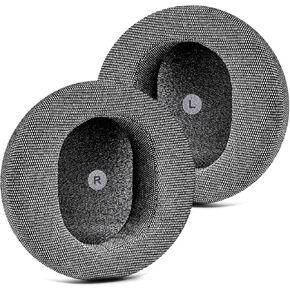 Replacement Earpads Compatible with Audeze Maxwell Headphones, Maxwell Replacement Ear Cushion, Thickness and Noise Isolation Foam (Grey Fabric)