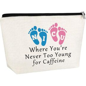 Thank You Appreciation Gift for Midwife Makeup Bag Thanksgiving Day Gift for Nurse from Pregnant Friendship Gift for Nurse Practitioner Maternity Doula Gynecologist Travel Toiletry Pouch Cosmetic Bag