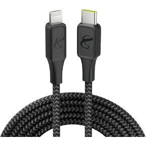 InstantConnect USB-A to Lightning -Charging Cable for iPhone and iPad - Black