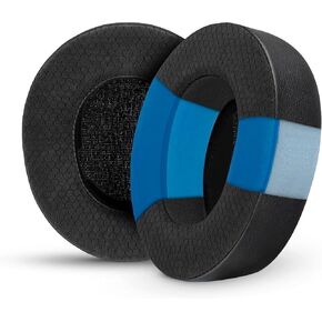 Hybrid Ear Pads for Arctis Nova Pro Wireless - with Thick Memory Foam, Cooling Gel & Breathable Mesh & Leather, Improved Comfort & Sound Isolation, Earpads by Brainwavz
