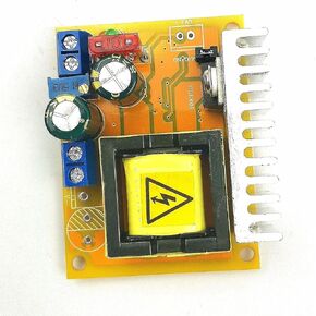 2 Pcs 8-32V to 45-390V DC-DC High Voltage Boost Converter ZVS Step-up Booster Module