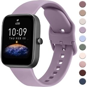 AK Band for Amazfit GTS 4 / GTS 4 Mini / GTS 3 / GTS 2 / GTS 2e / GTS 2 mini / GTS / GTR mini Bands, 20mm Soft Replacement Sport Strap for Amazfit Bip 3 / Bip 3 Pro / Bip U Pro / Bip / Bip Lite / Bip S / Bip S lite / Bip U Smart Watch Women Men in Kuwait