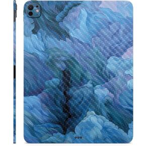 Carbon Fiber Skin Compatible with Apple iPad Pro 13 (M4) 2024 - Typhoon - Premium 3M Vinyl Protective Wrap Decal Cover - Easy to Apply | Crafted in The USA by MightySkins