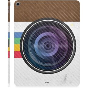Carbon Fiber Skin Compatible with Apple iPad Air 11 (M2) 2024 - Vintage Polaroid - Premium 3M Vinyl Protective Decal Cover - Easy to Apply | Crafted in The USA by MightySkins