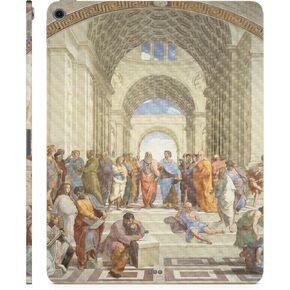 Carbon Fiber Skin Compatible with Apple iPad Air 13 (M2) 2024 - School of Athens - Premium 3M Vinyl Protective Decal Cover - Easy to Apply | Crafted in The USA by MightySkins