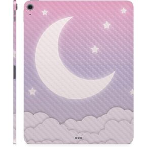 Carbon Fiber Tablet Skin Compatible with Apple iPad Air 11 (M2) 2024 - Baby Moon - Premium 3M Vinyl Protective Wrap Decal Cover - Easy to Apply Crafted in The USA by MightySkins