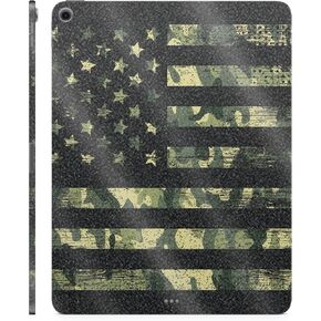 غلاف الكمبيوتر اللوحي من ألياف الكربون متوافق مع Apple iPad Air 13 (M2) 2024 - سمك السلمون الصلب - غطاء لاصق واقٍ من الفينيل 3M ممتاز - سهل الاستخدام | صُنع في الولايات المتحدة الأمريكية بواسطة MightySkins in Kuwait