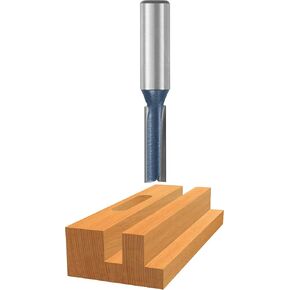 BOSCH 85241M 3/8 In. x 1 In. Carbide Tipped 2-Flute Straight Bit