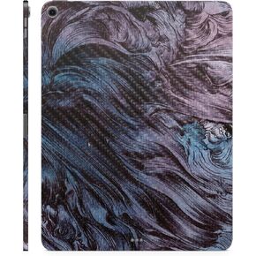 Carbon Fiber Tablet Skin Compatible with Apple iPad Air 13 (M2) 2024 - Vibrant Dragonfly - Premium 3M Vinyl Protective Wrap Decal Cover - Easy to Apply | Crafted in The USA by MightySkins