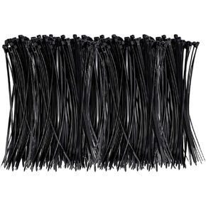 4x200MM Self Locking Nylon Cable Ties, 8" Standard Zip Tie Wire Strap Fastener, 500Pcs