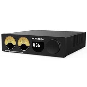 S.M.S.L A200 Power Amplifier「MA12070P」x2Chip Bluetooth 5.0 Speaker USB VU Meter Amplifier Stereo Retro Digital Integrated 6EQ Preset 70W*2 Amp BT/USB/HDMI(ARC)/Optical/Coaxial/LINE in Input Hifi Amp