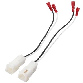 Front Dash Tweeters Speaker Wiring Harness Adapter Connector Plug Replacement for Dodge Ram Jeep Cherokee Chrysler 2005-2022 Aftermarket Dash Tweeters Audio Cable Plug - 2PCS