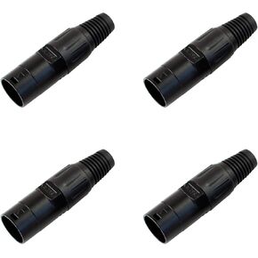 Toronce Profession RJ45 Date Media Ethercon Cable Connector(Black,4Pack)
